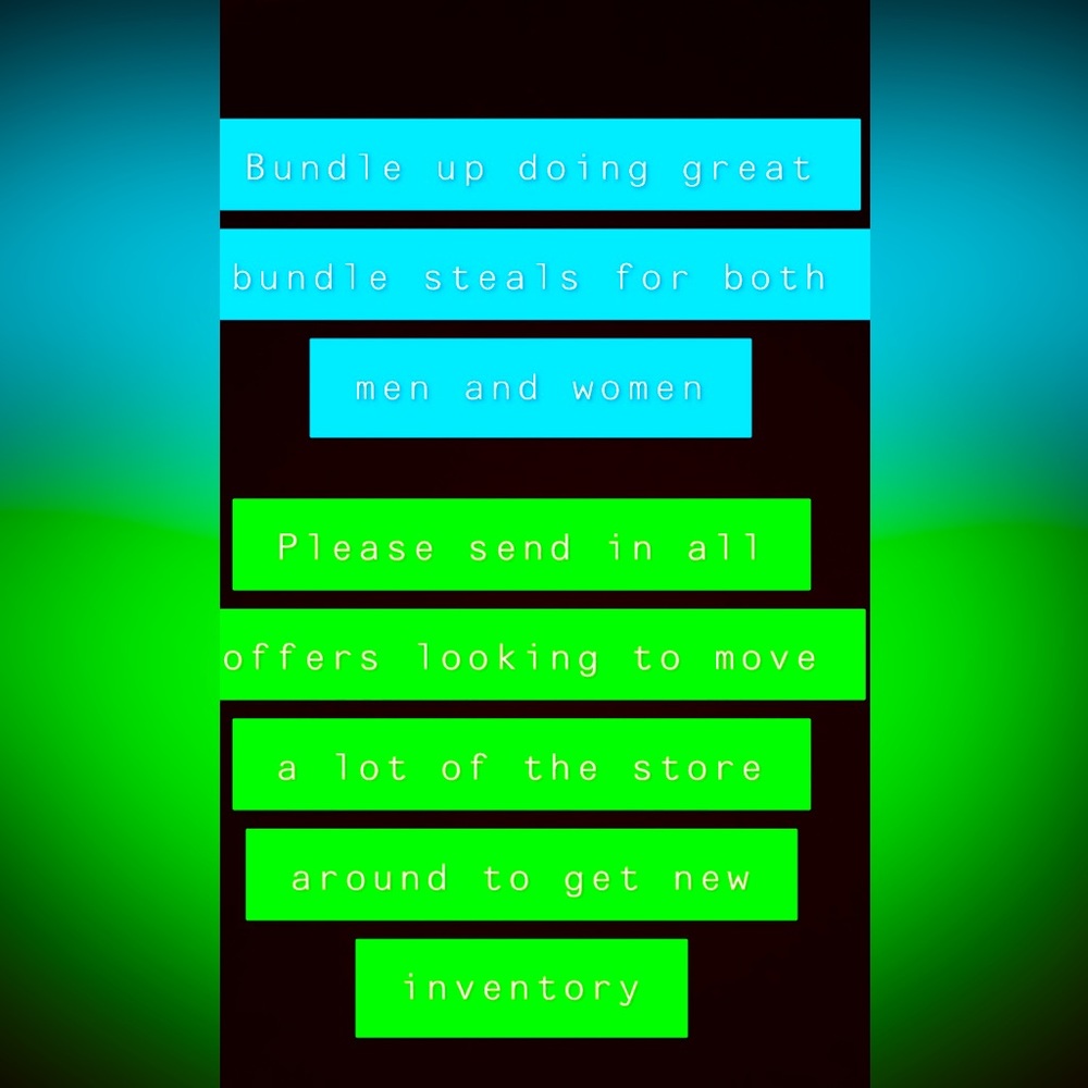 SALE ANNOUNCEMENT READ ME